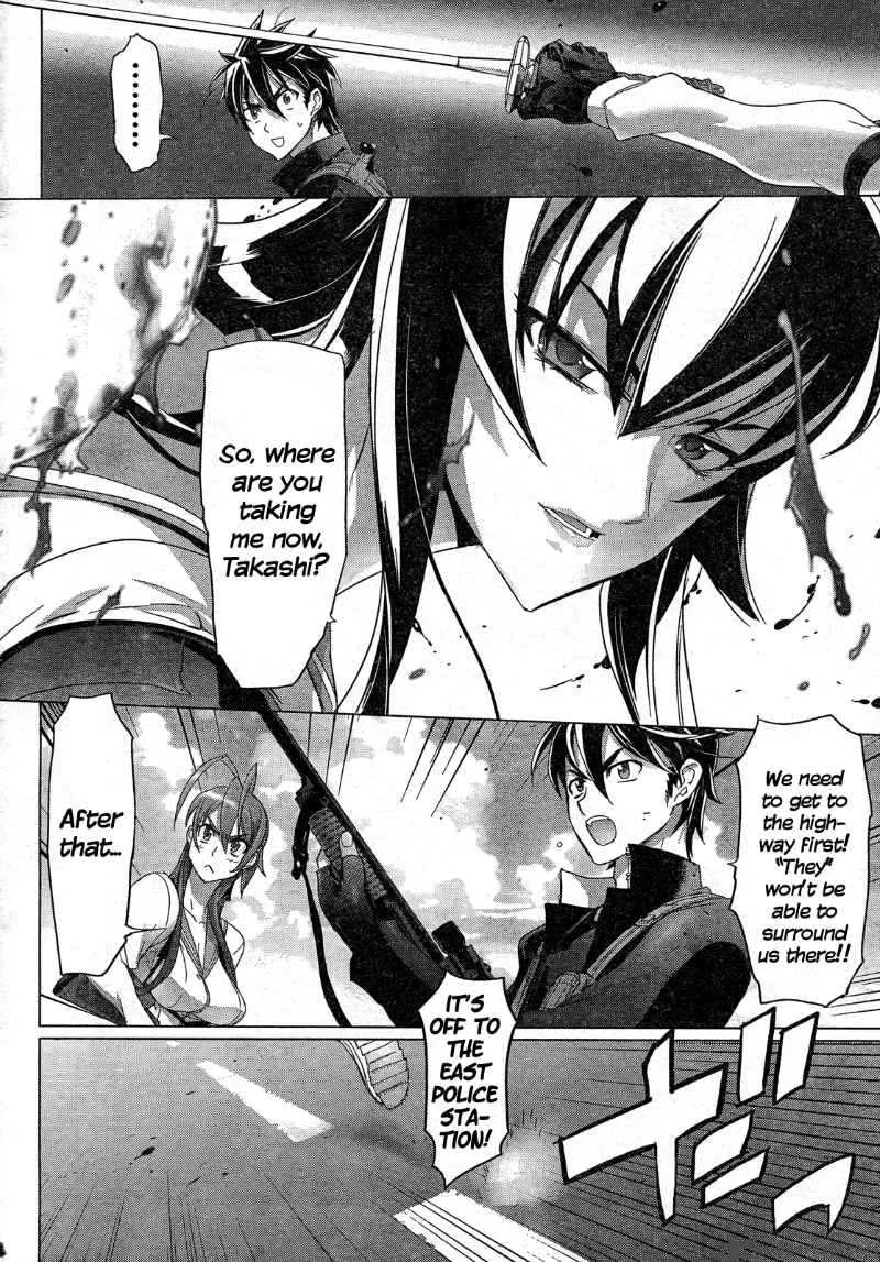 High School of the Dead Chapter 26 page 22