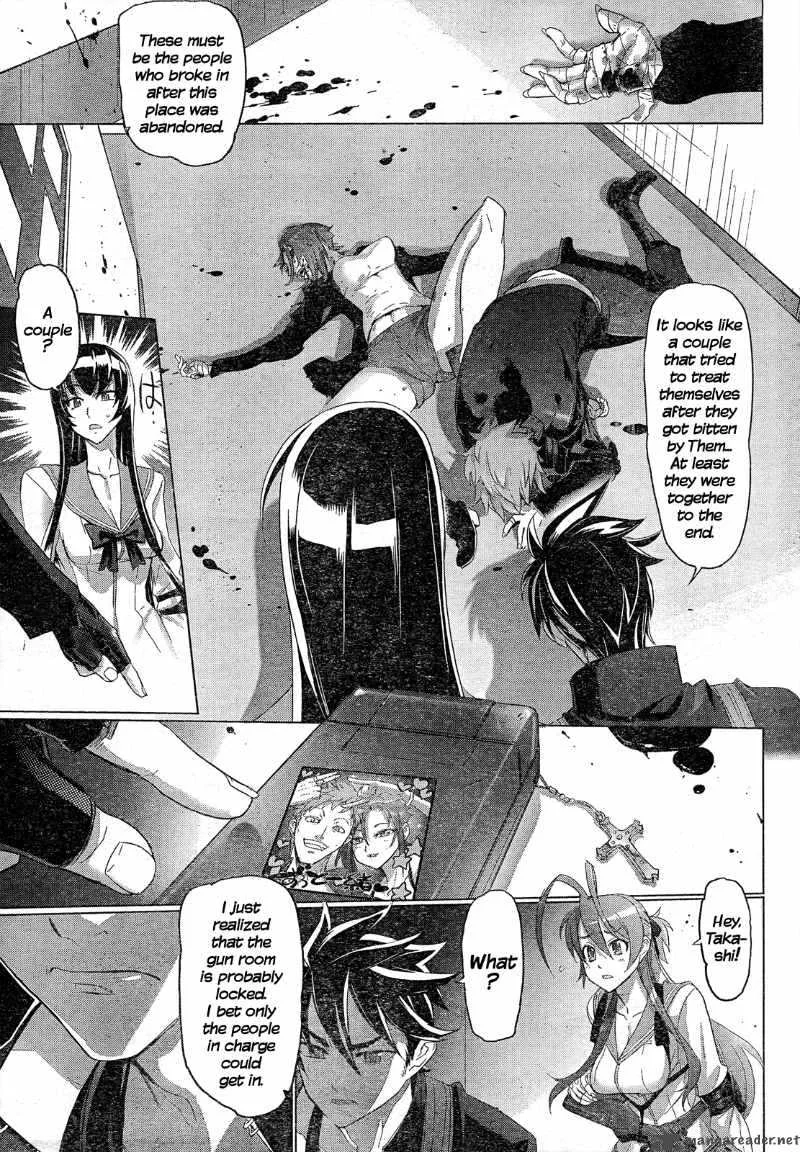 High School of the Dead Chapter 27 page 12