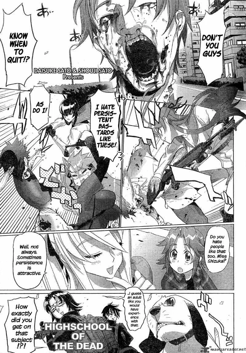 High School of the Dead Chapter 27 page 1