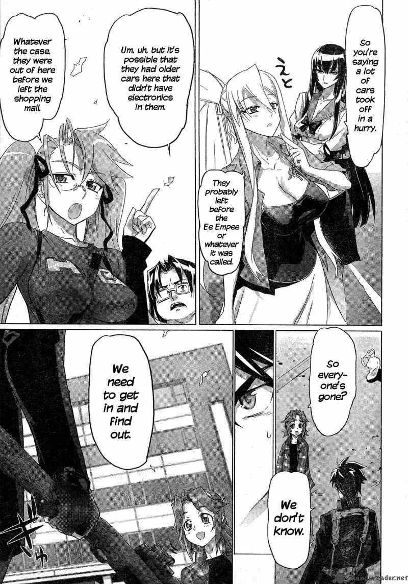 High School of the Dead Chapter 27 page 6