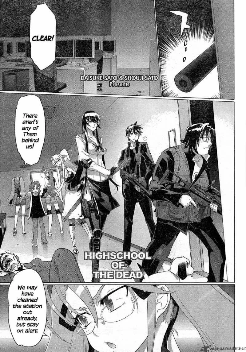 High School of the Dead Chapter 28 page 1