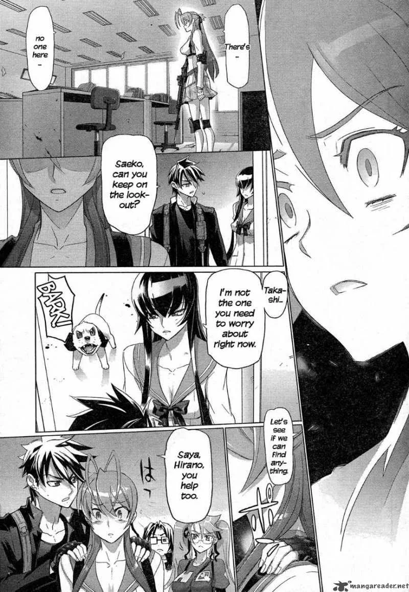 High School of the Dead Chapter 28 page 14