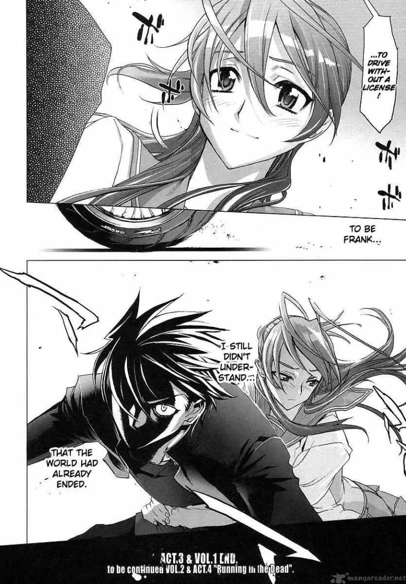 High School of the Dead Chapter 3 page 28