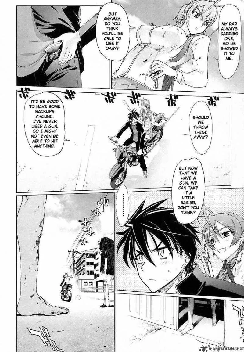 High School of the Dead Chapter 4 page 22