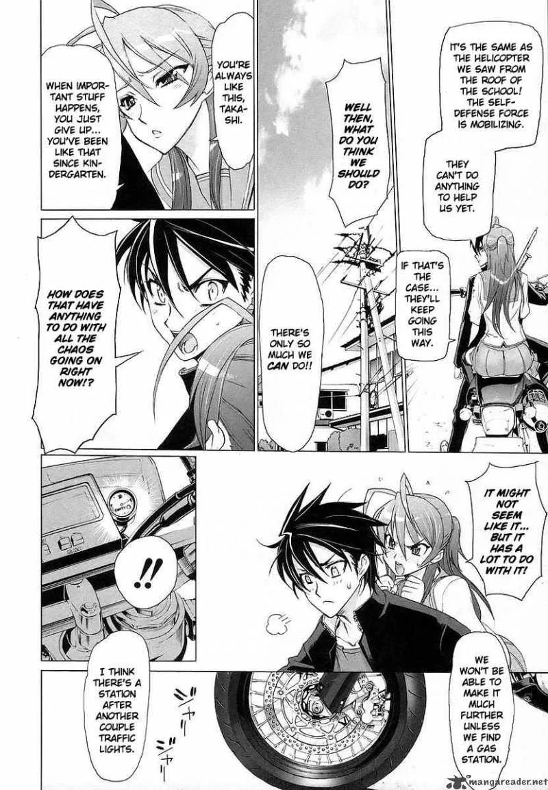 High School of the Dead Chapter 4 page 14
