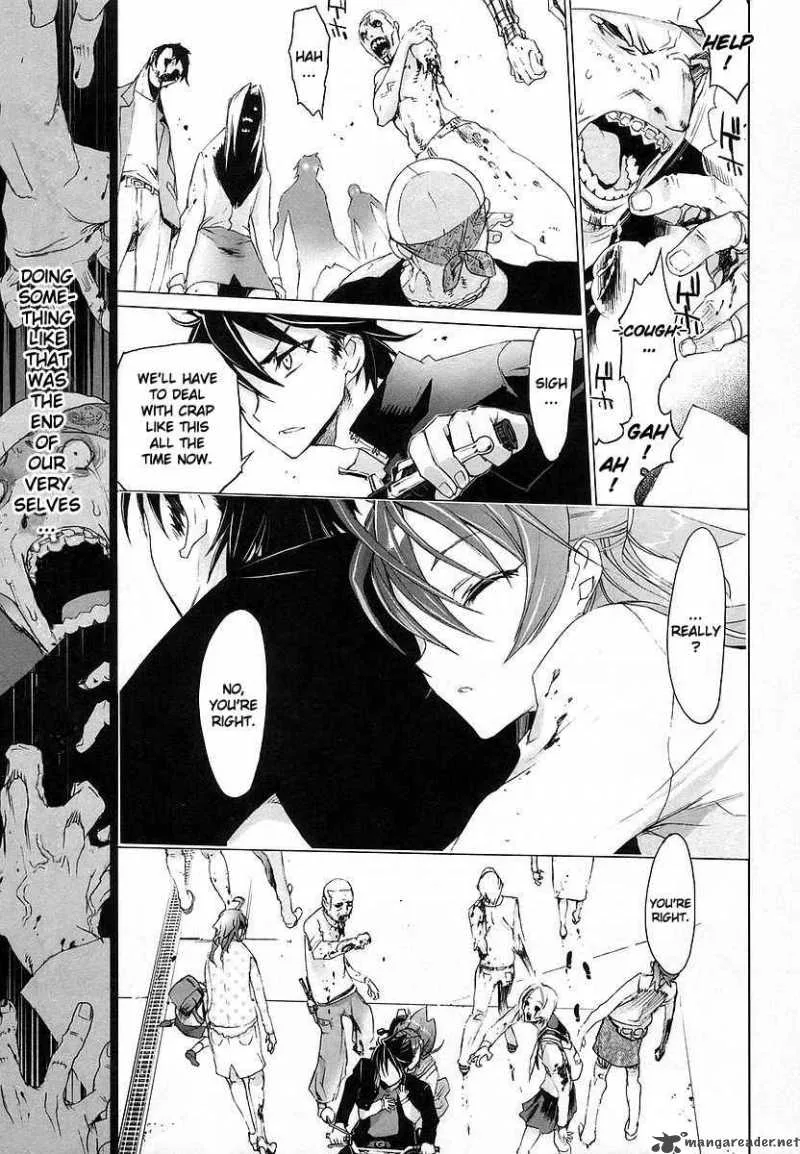 High School of the Dead Chapter 4 page 39