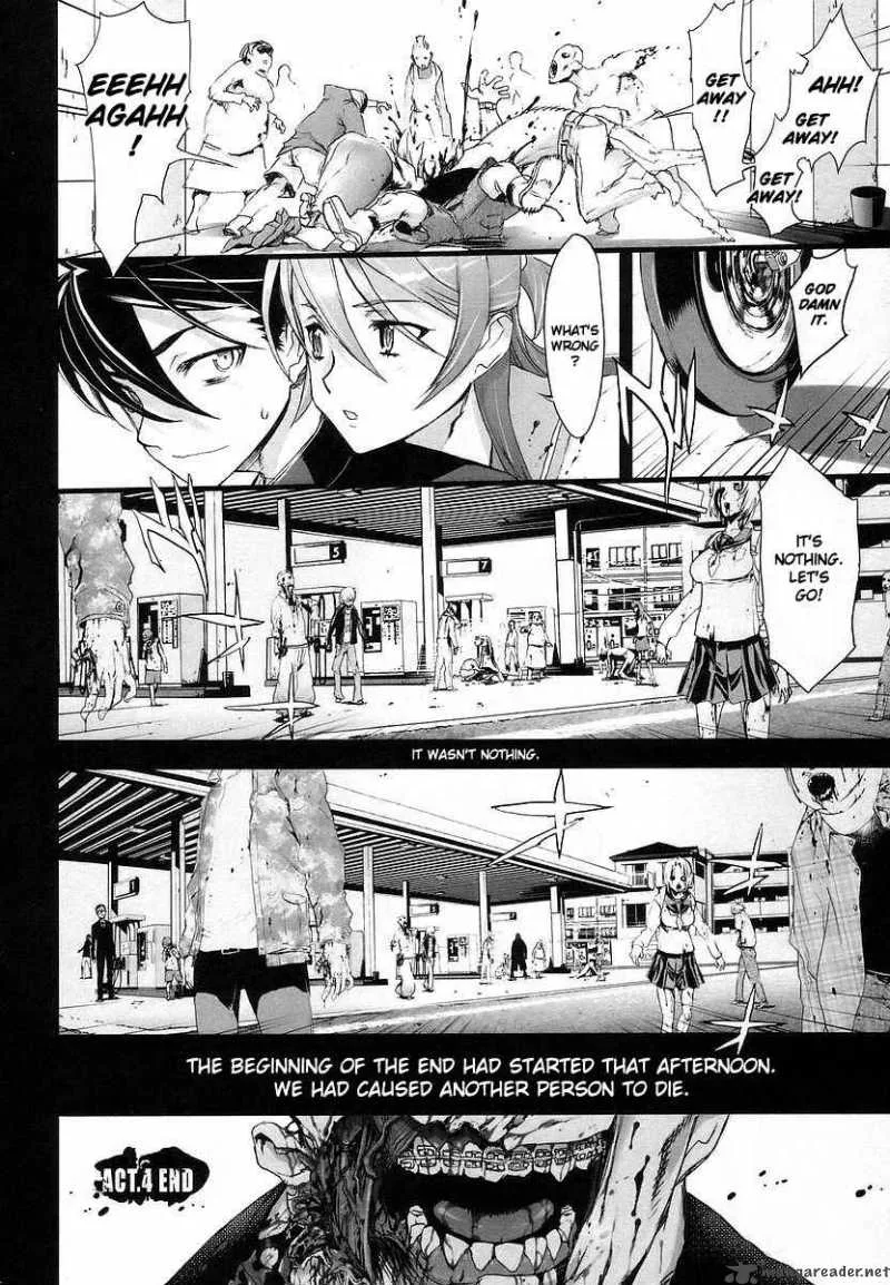 High School of the Dead Chapter 4 page 40
