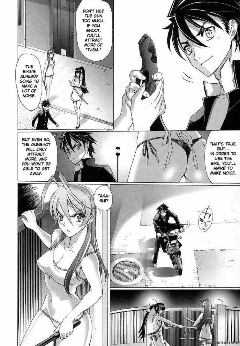 High School of the Dead Chapter 7 page 17