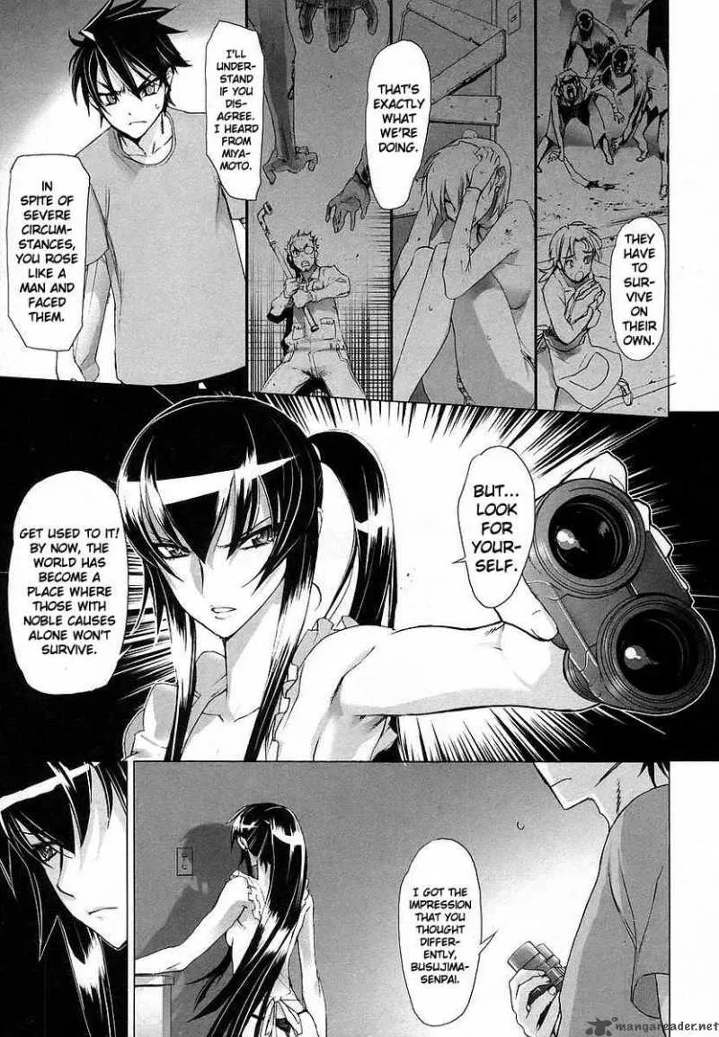 High School of the Dead Chapter 7 page 4