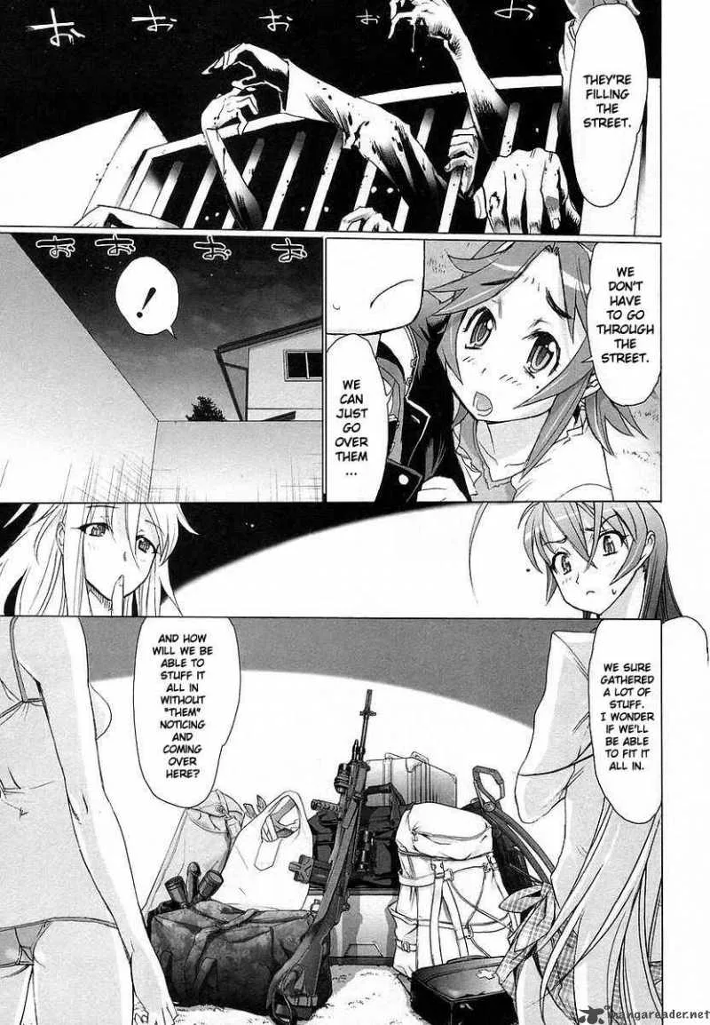 High School of the Dead Chapter 7 page 35