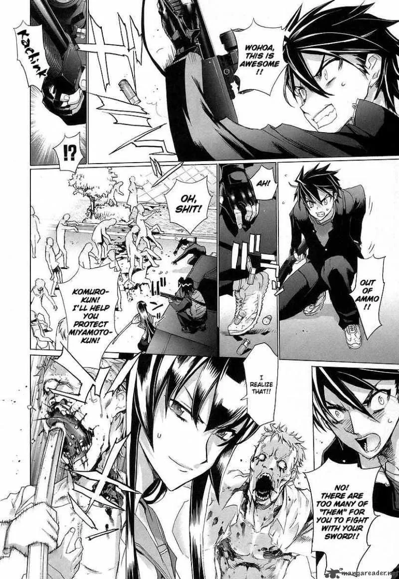 High School of the Dead Chapter 9 page 12