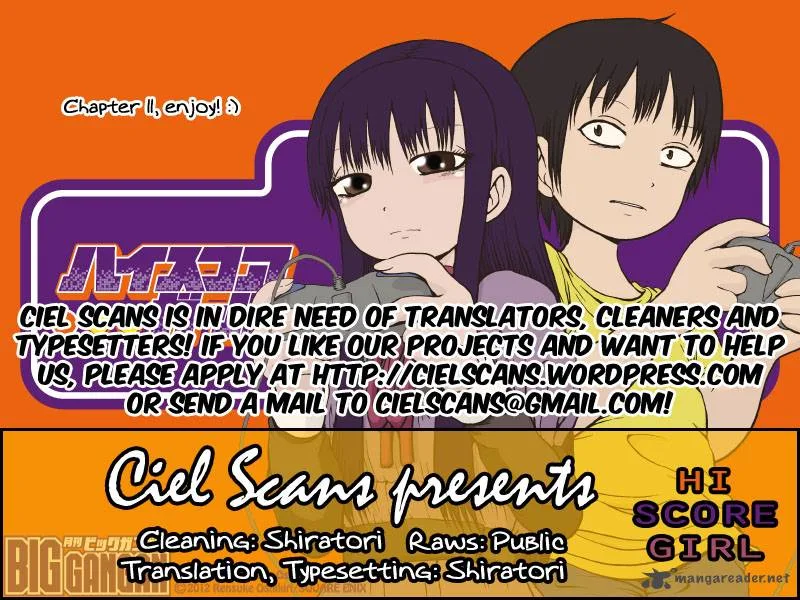 High Score Girl Chapter 11 page 1