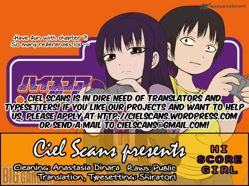High Score Girl Chapter 7 page 1