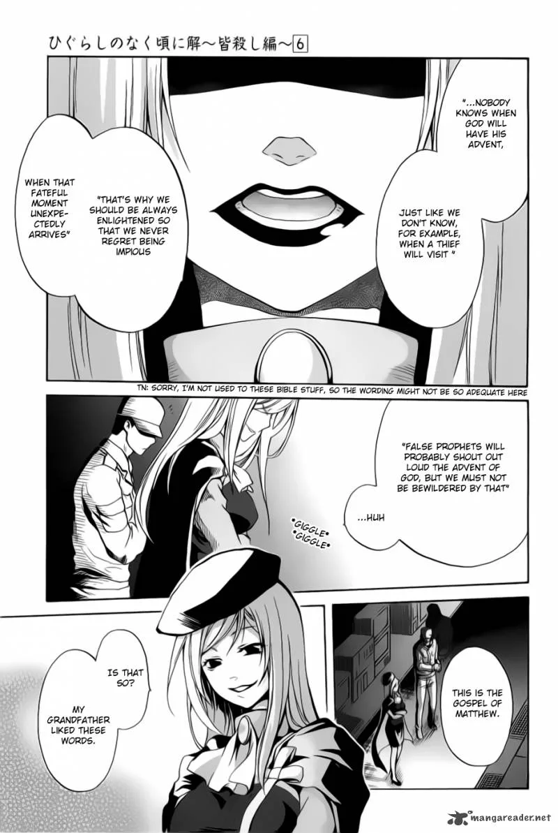 Higurashi no Naku Koro ni - Minagoroshi Chapter 25 page 23