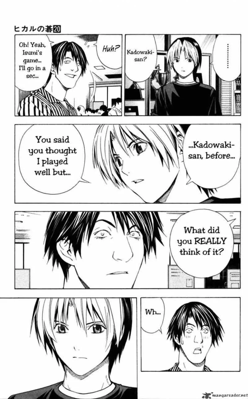 Hikaru No Go Chapter 157 page 12