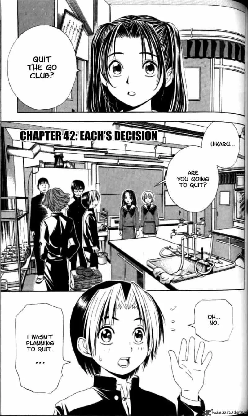 Hikaru No Go Chapter 42 page 1