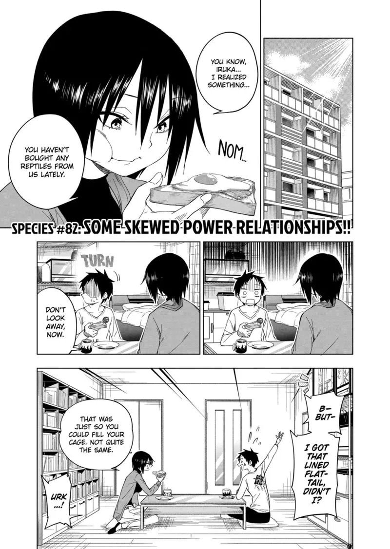 Himitsu no Reptiles Chapter 82 page 1