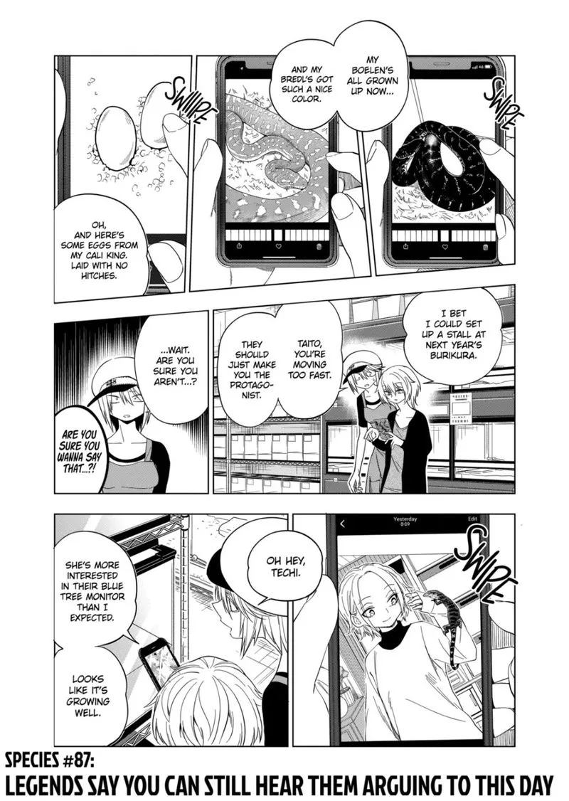 Himitsu no Reptiles Chapter 87 page 1
