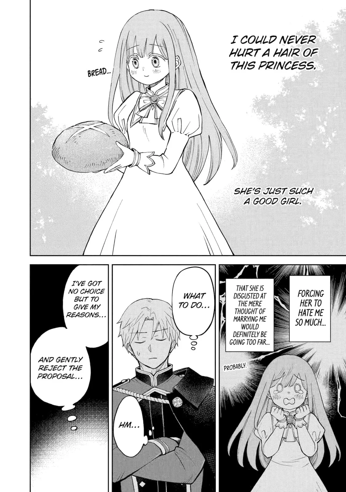 Hinekure Kishi to Fuwafuwa Hime-sama: Kojou-gurashi to Chiisana Ouchi Chapter 1 page 22