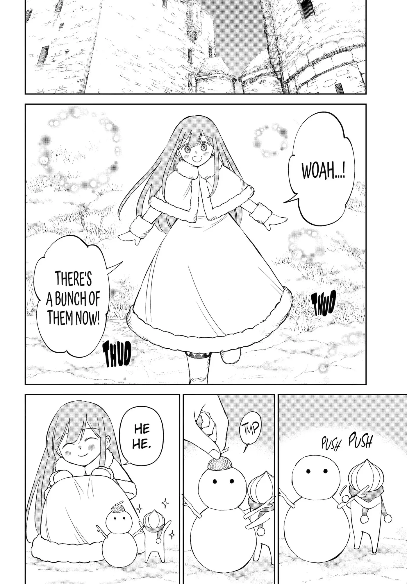 Hinekure Kishi to Fuwafuwa Hime-sama: Kojou-gurashi to Chiisana Ouchi Chapter 11.1 page 10