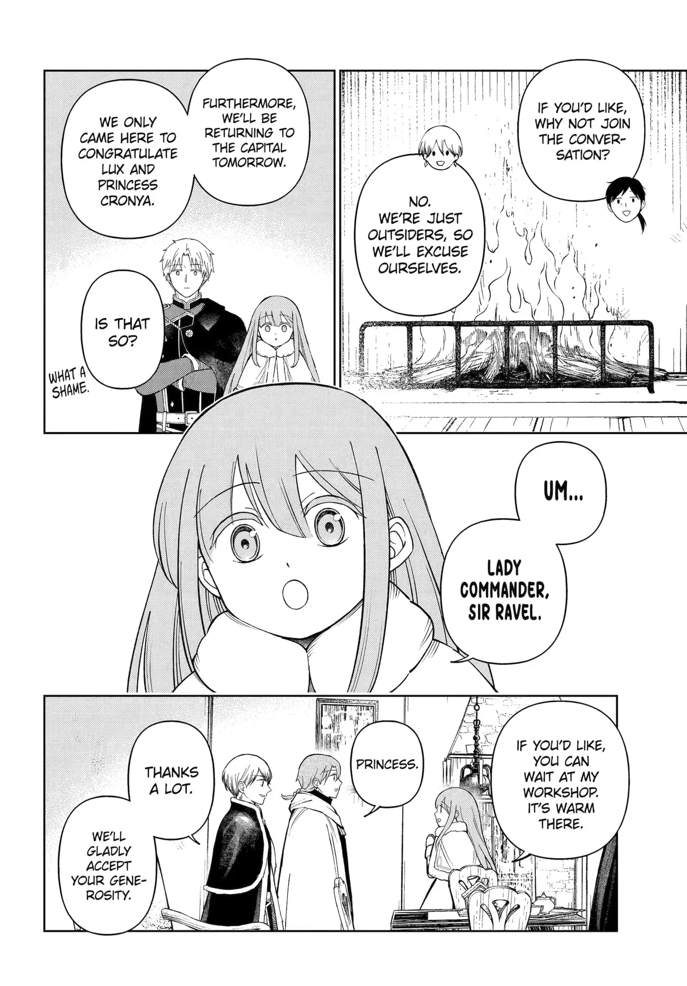 Hinekure Kishi to Fuwafuwa Hime-sama: Kojou-gurashi to Chiisana Ouchi Chapter 16.1 page 6