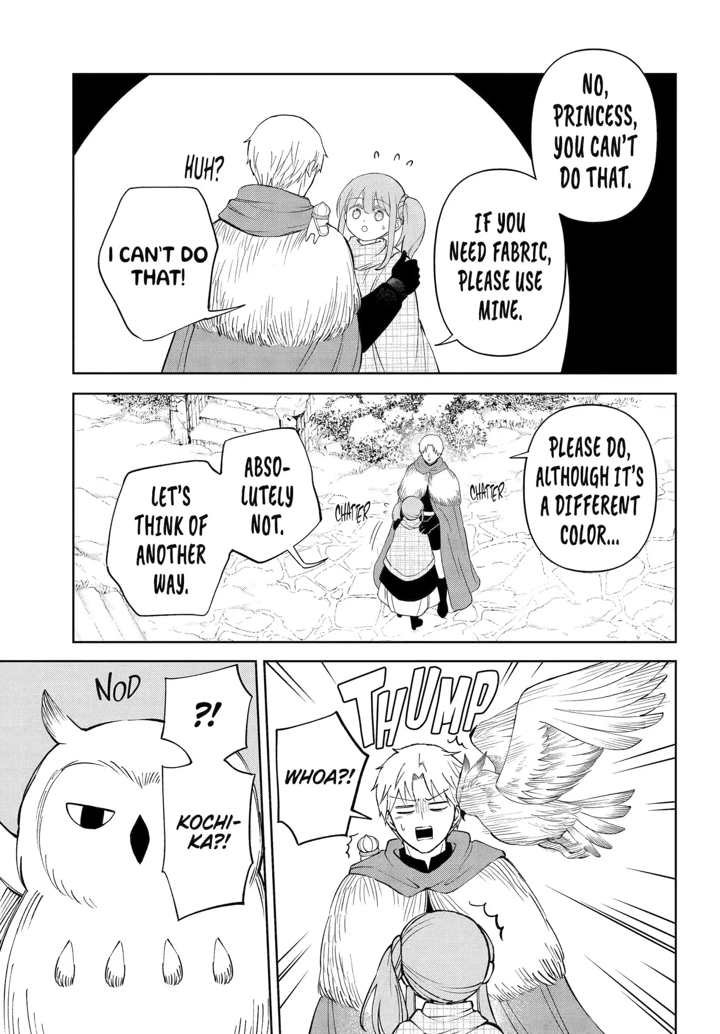 Hinekure Kishi to Fuwafuwa Hime-sama: Kojou-gurashi to Chiisana Ouchi Chapter 18.2 page 1