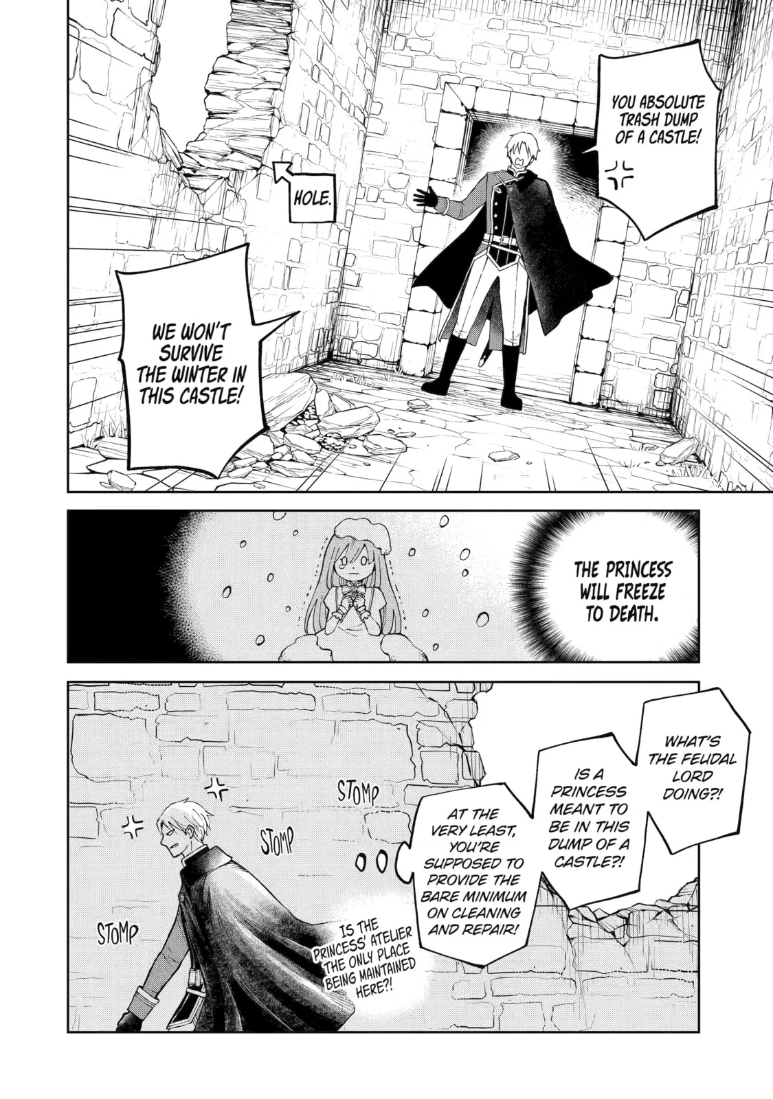 Hinekure Kishi to Fuwafuwa Hime-sama: Kojou-gurashi to Chiisana Ouchi Chapter 2 page 8