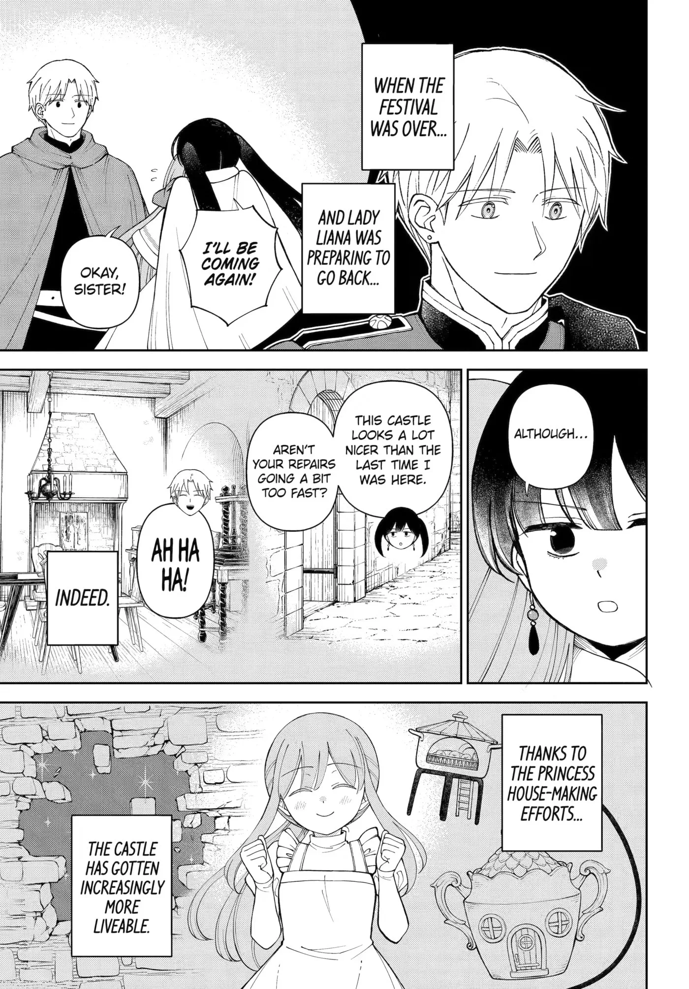 Hinekure Kishi to Fuwafuwa Hime-sama: Kojou-gurashi to Chiisana Ouchi Chapter 21 page 7
