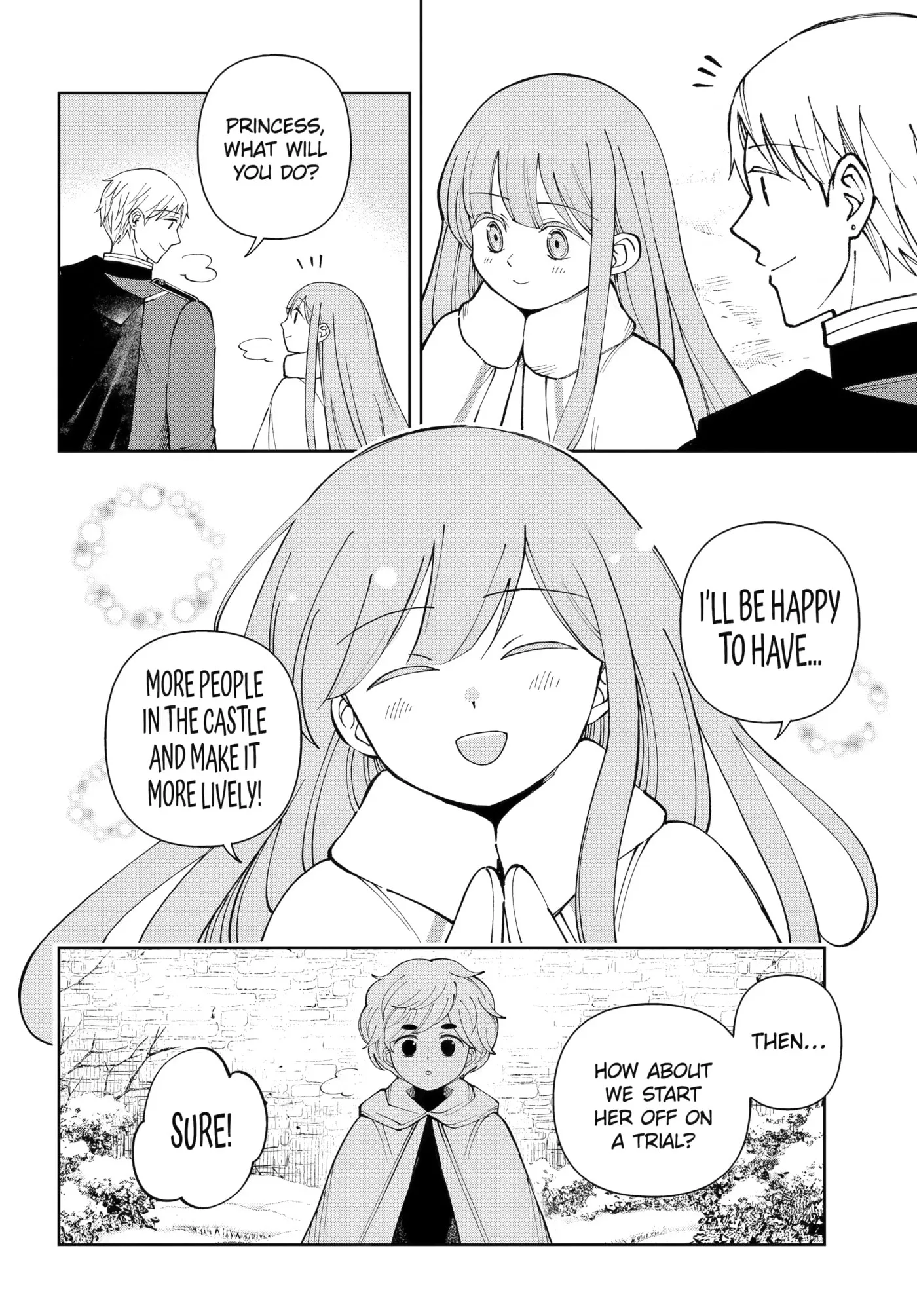 Hinekure Kishi to Fuwafuwa Hime-sama: Kojou-gurashi to Chiisana Ouchi Chapter 21 page 46