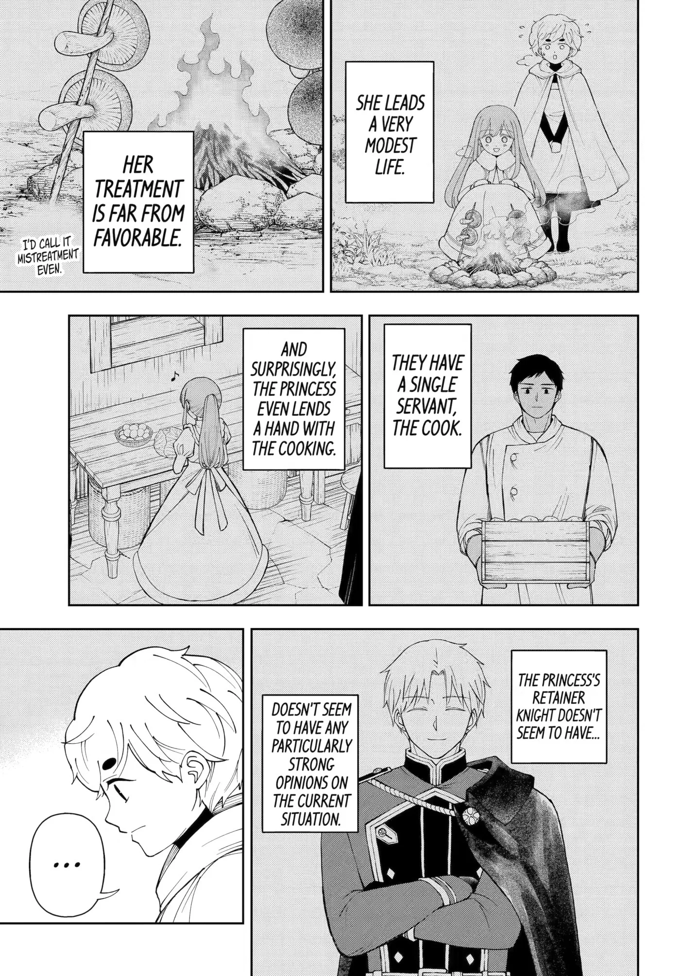 Hinekure Kishi to Fuwafuwa Hime-sama: Kojou-gurashi to Chiisana Ouchi Chapter 22 page 23
