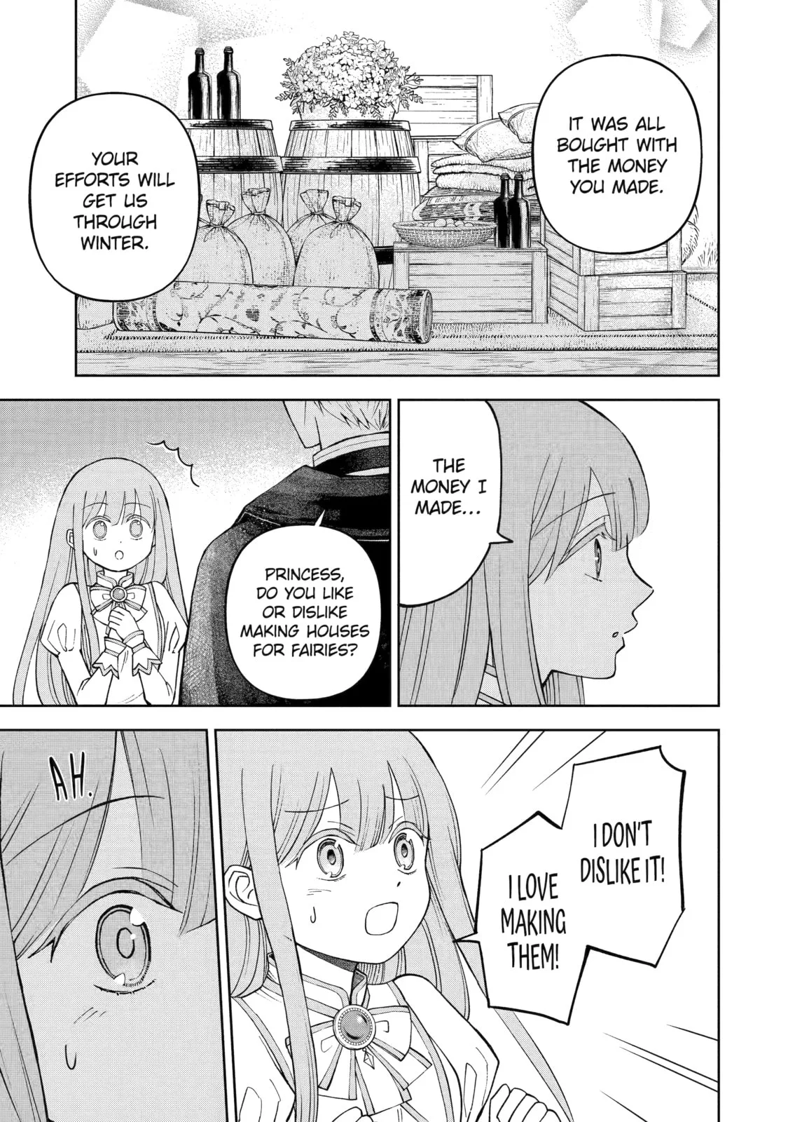 Hinekure Kishi to Fuwafuwa Hime-sama: Kojou-gurashi to Chiisana Ouchi Chapter 3 page 44