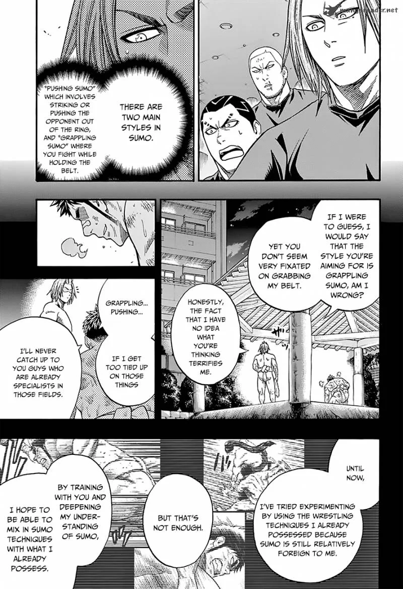 Hinomaru Zumou Chapter 104 page 13