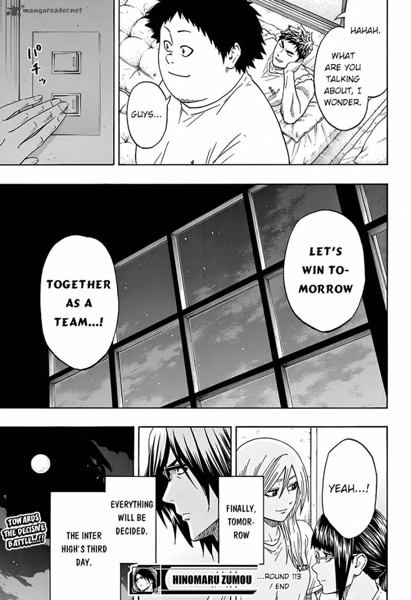 Hinomaru Zumou Chapter 113 page 19