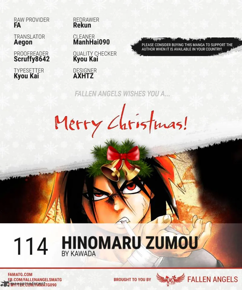 Hinomaru Zumou Chapter 114 page 1