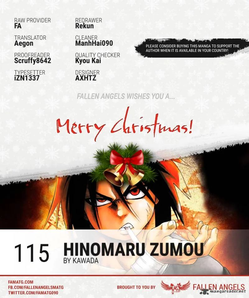 Hinomaru Zumou Chapter 115 page 1