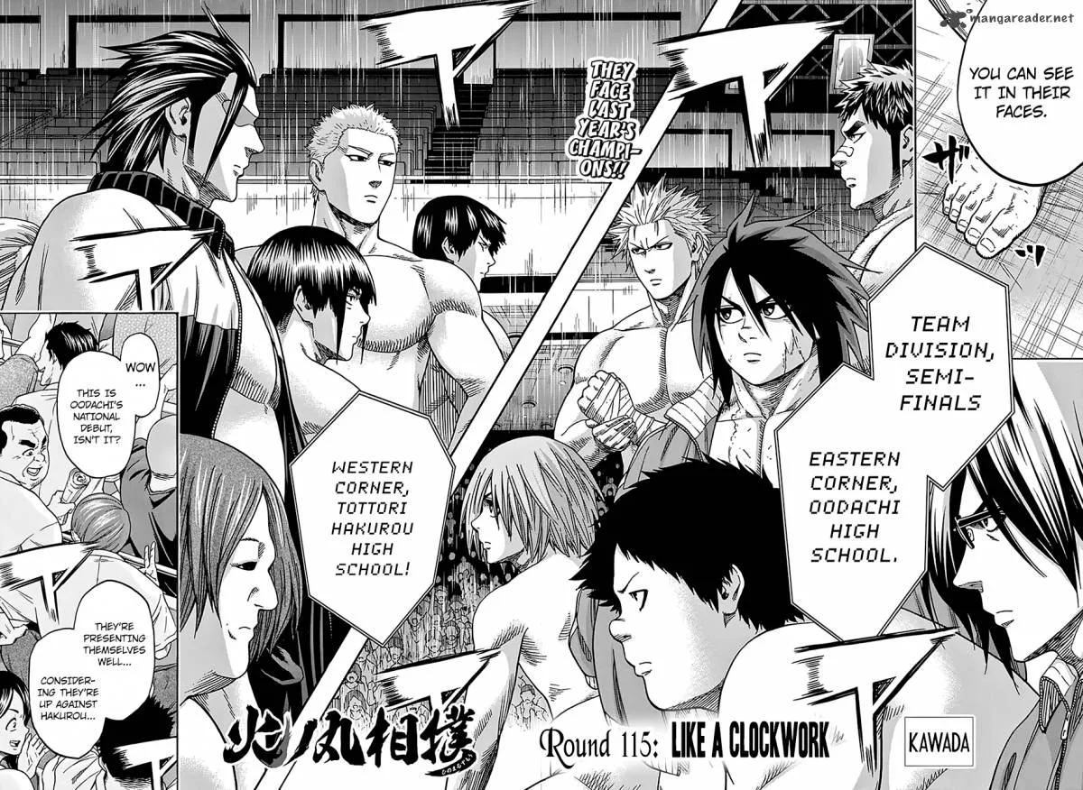 Hinomaru Zumou Chapter 115 page 4