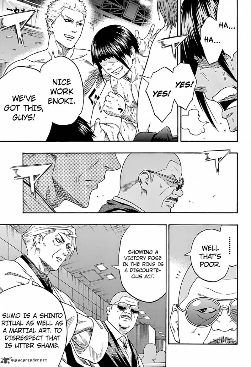 Hinomaru Zumou Chapter 117 page 15