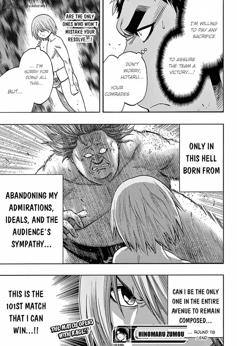 Hinomaru Zumou Chapter 118 page 20