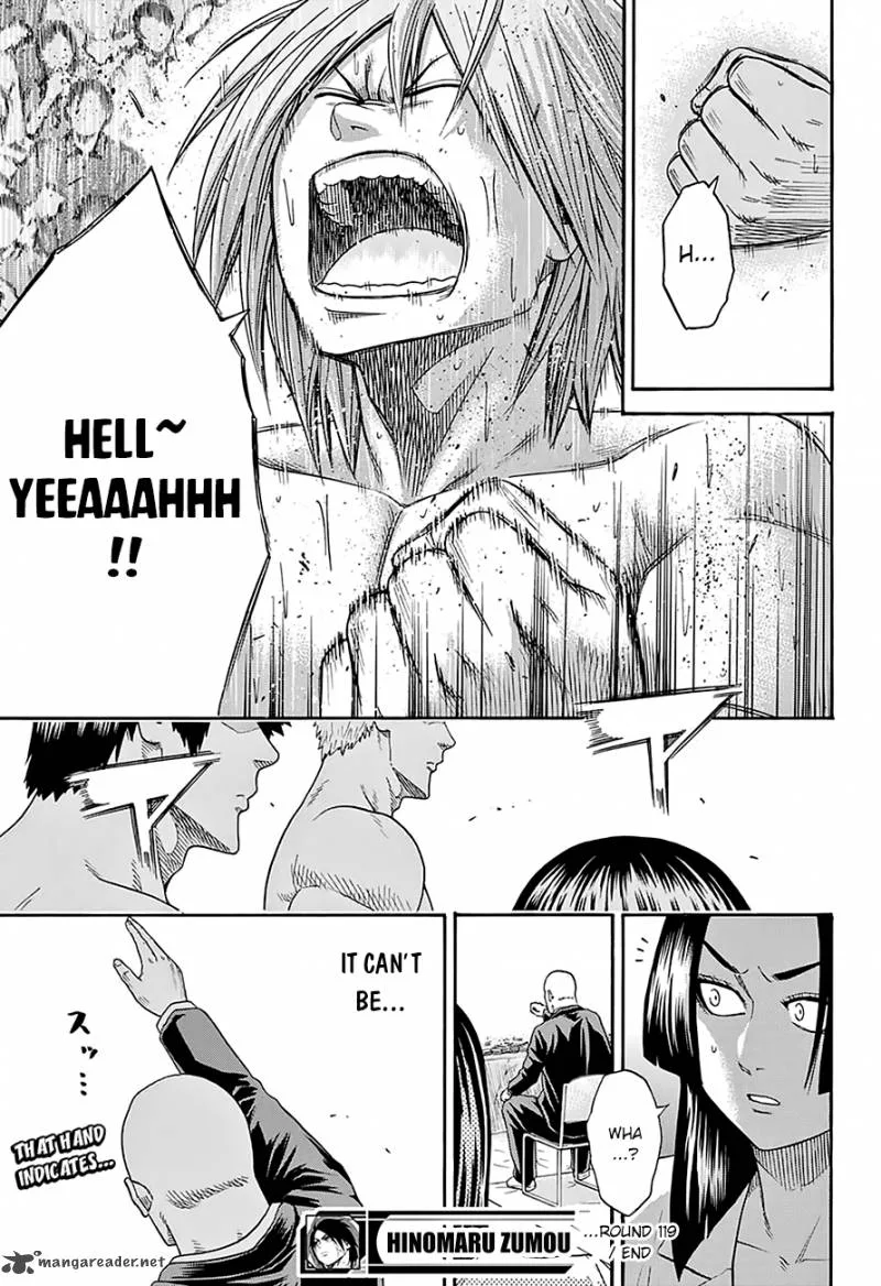 Hinomaru Zumou Chapter 119 page 18