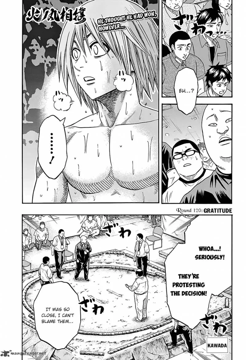 Hinomaru Zumou Chapter 120 page 2