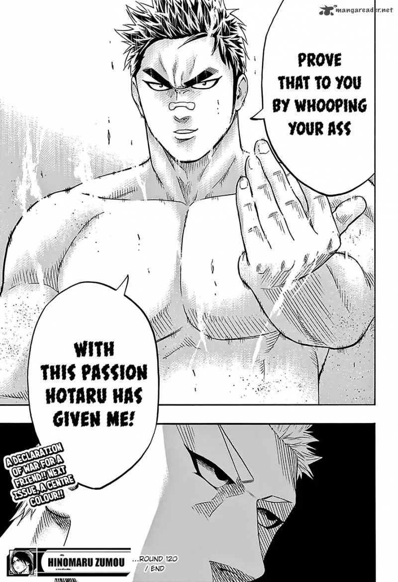 Hinomaru Zumou Chapter 120 page 20