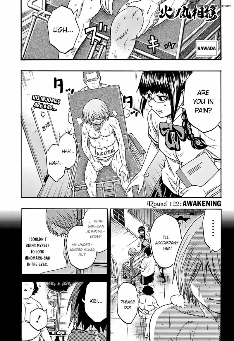 Hinomaru Zumou Chapter 122 page 2