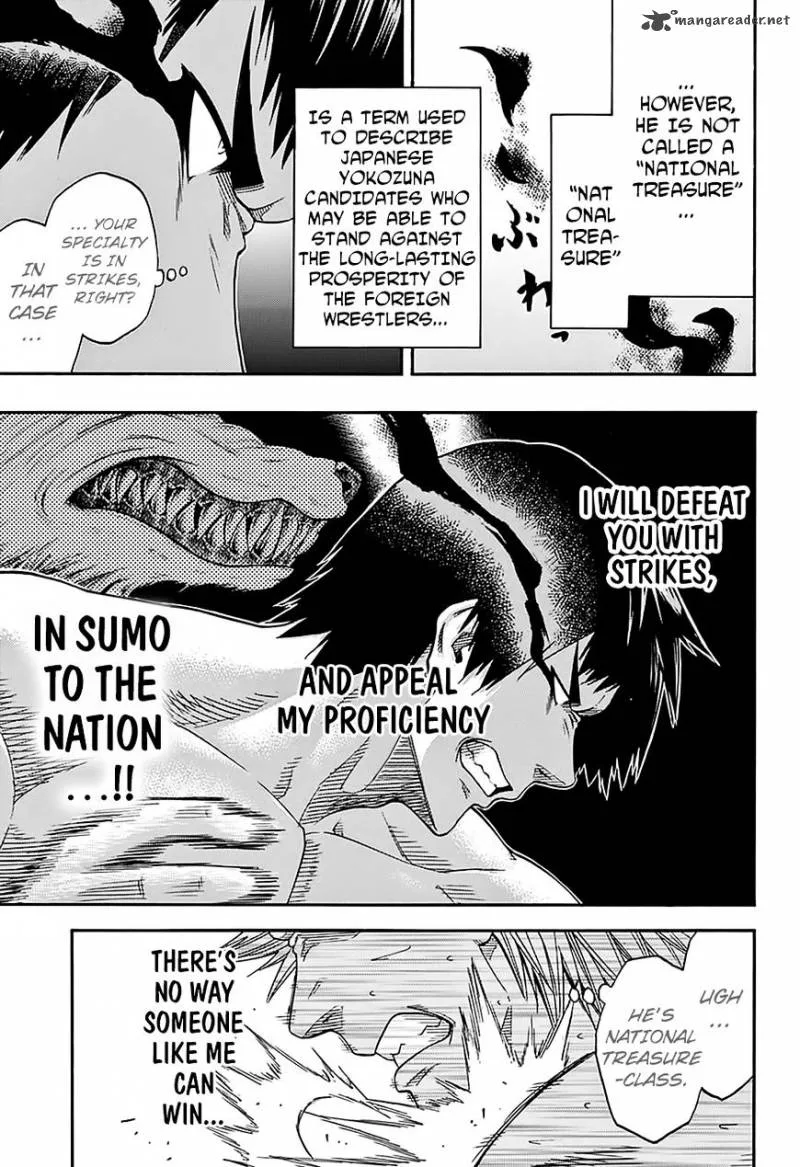 Hinomaru Zumou Chapter 124 page 16