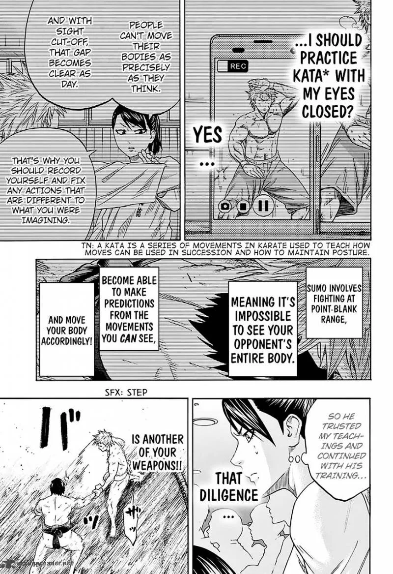 Hinomaru Zumou Chapter 125 page 14