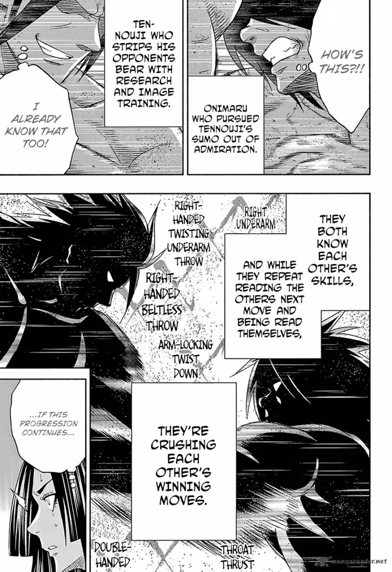 Hinomaru Zumou Chapter 128 page 14