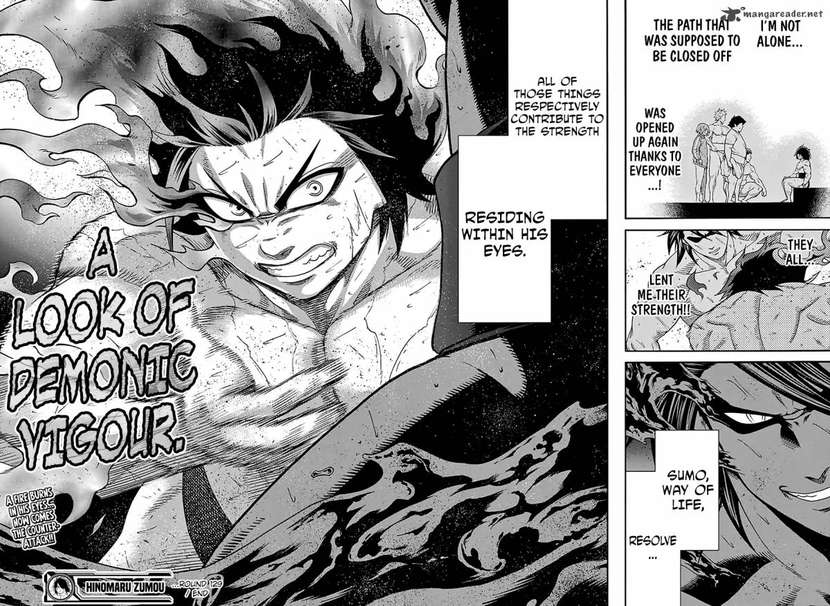 Hinomaru Zumou Chapter 129 page 17