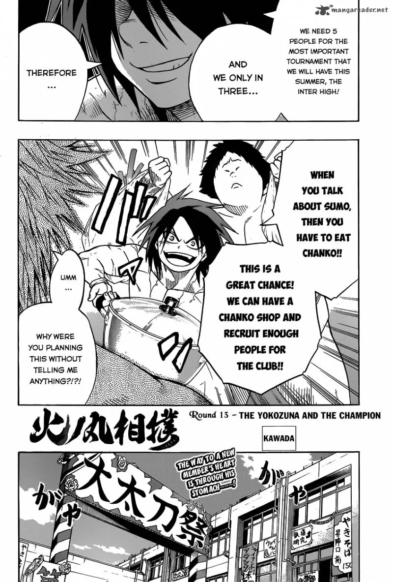 Hinomaru Zumou Chapter 13 page 3