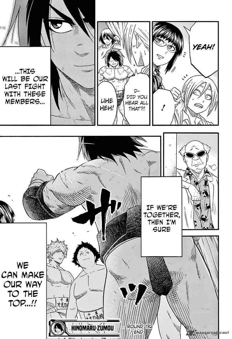 Hinomaru Zumou Chapter 132 page 22