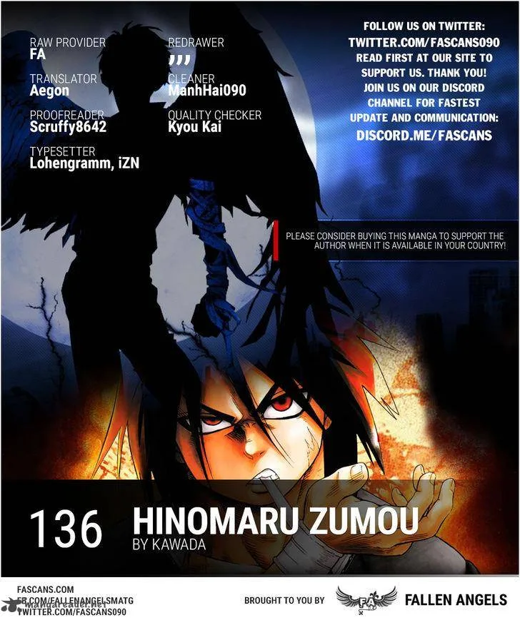 Hinomaru Zumou Chapter 136 page 1
