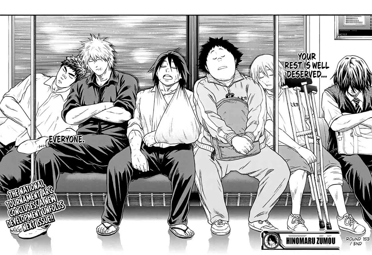 Hinomaru Zumou Chapter 153 page 20